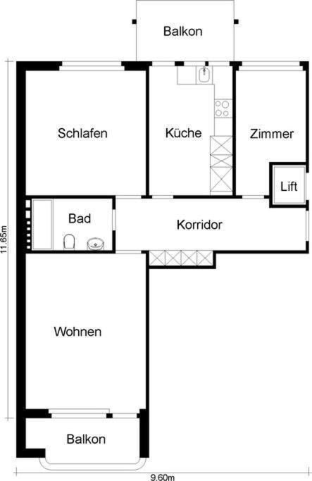 Apartment Executive 2bd Flat Center - Near Fifa - 2 Zurich