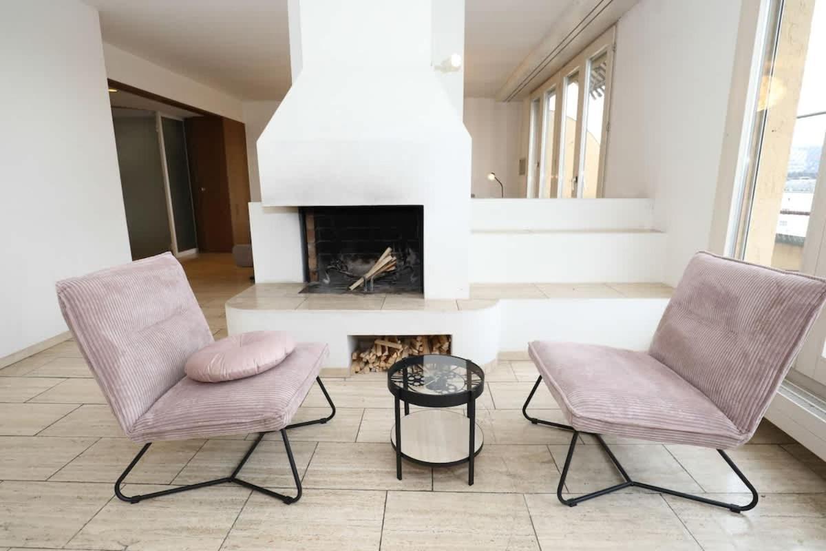 Penthouse With Jacuzzi, Sauna And Rooftop Apartment Zurich
