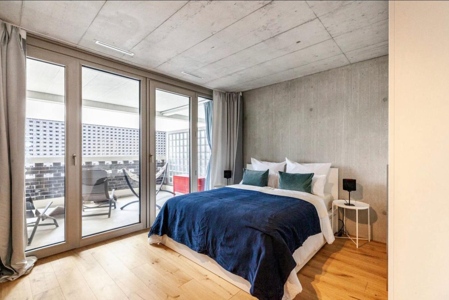 Apartamento Designer-maisonette Im Industrie Chic 3,5 Zurique