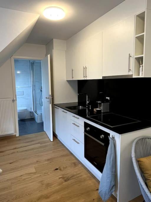 & Modern Penthouse-studio With Balcony & Air-condition Apartment Zurich