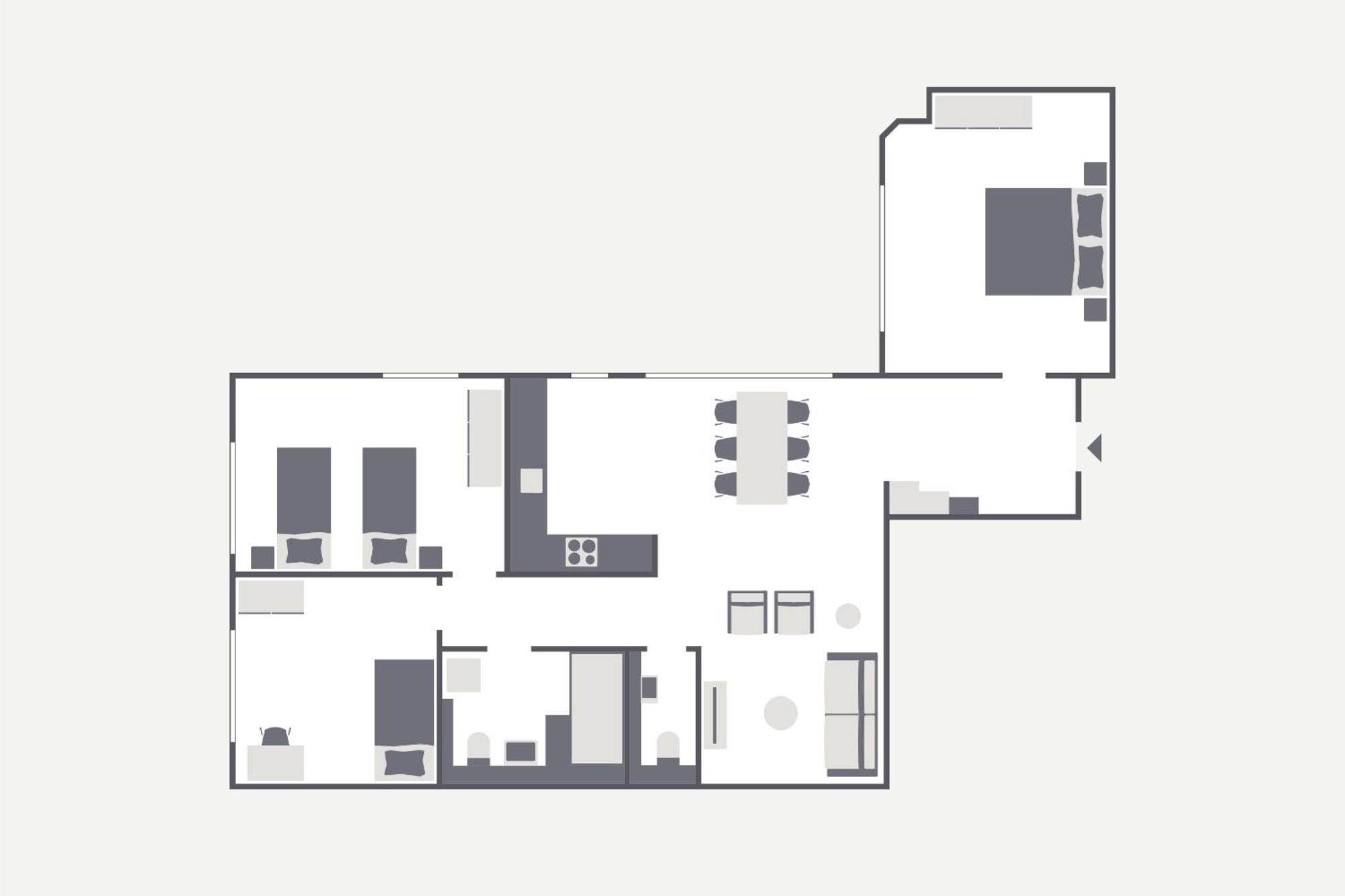 Ema House Serviced Superior Downtown Apartamento