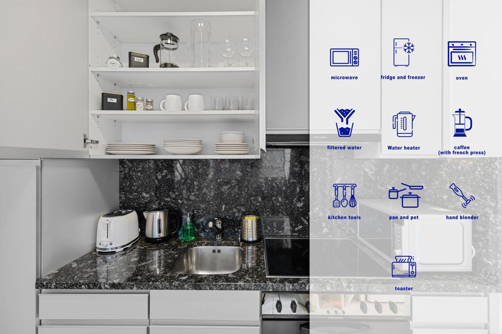 Boutique & Downtown & Kingsize & 700mbps & Workspace Apartment *