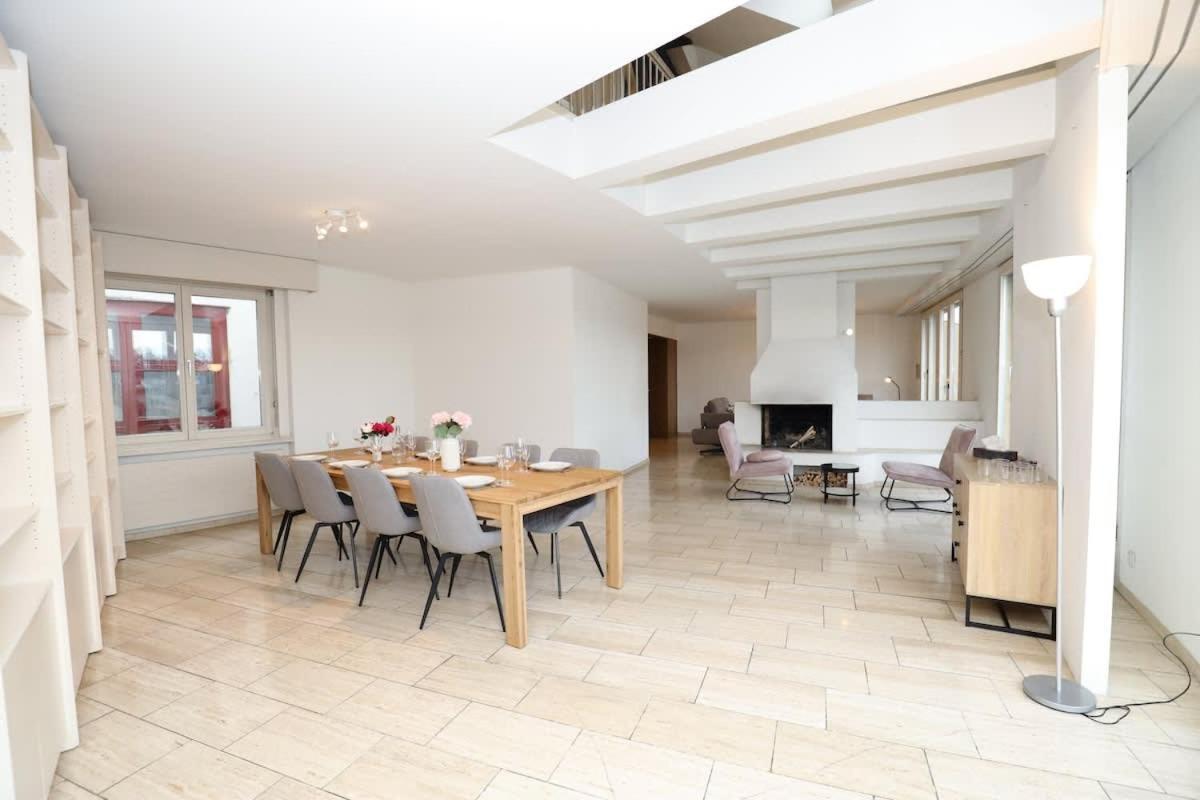 Penthouse With Jacuzzi, Sauna And Rooftop Apartment Zurich