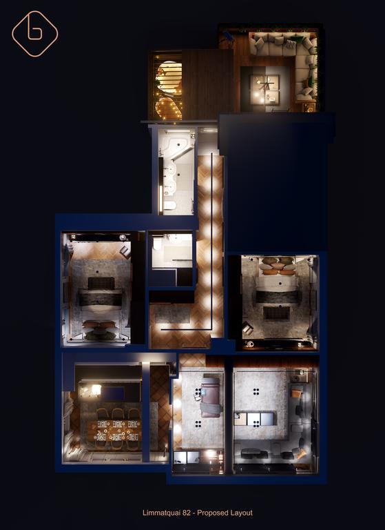 Le Bijou Lq82 Spectacular Limmatview Penthouse Zurich