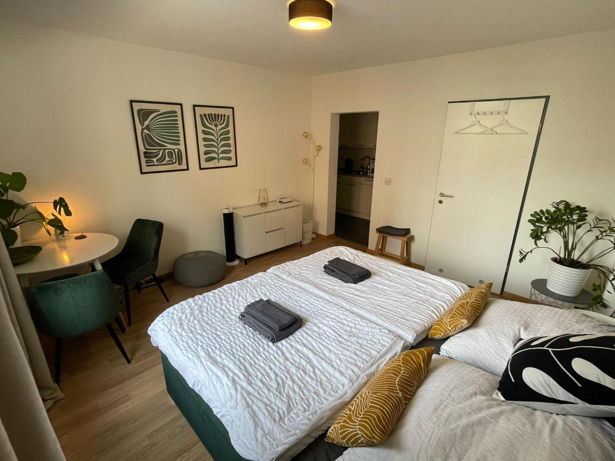 Apartment Oase Im Belebten Viertel - 21 - Kueche, Boxspringbett Und Kaffeevollautomat Zurich
